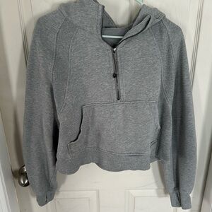 Lululemon Scuba hoodie heather gray size M/L